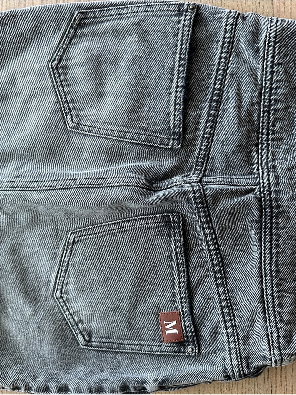 Miss Sixty Black Washed Denim Mini Skirt Brand New - Picture 7 of 9